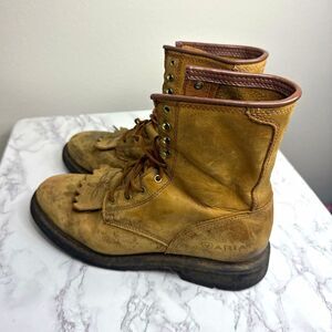 Ariat Work Brown Leather Lace-Up Work Boots ASTM F2892-18 EH SR 10D